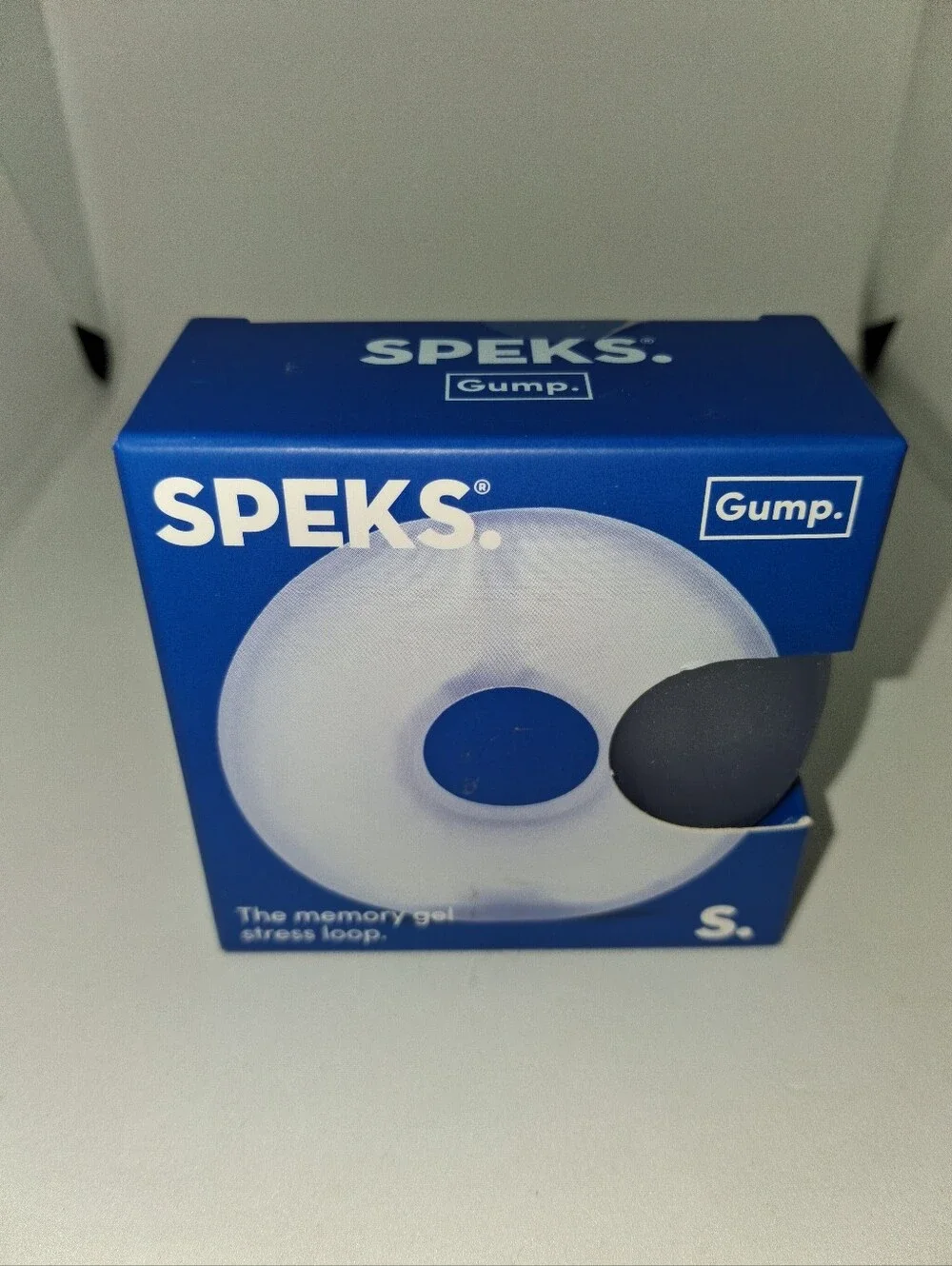 Speks Gump Memory Gel Stress Loop Squishy - Blue